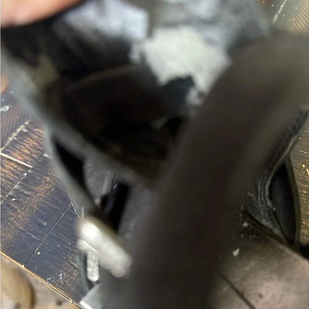 Dolce Vita Spur Western Buckle Ankle Booties Black Leather Size 9.5 Boho Moto - Picture 14 of 14